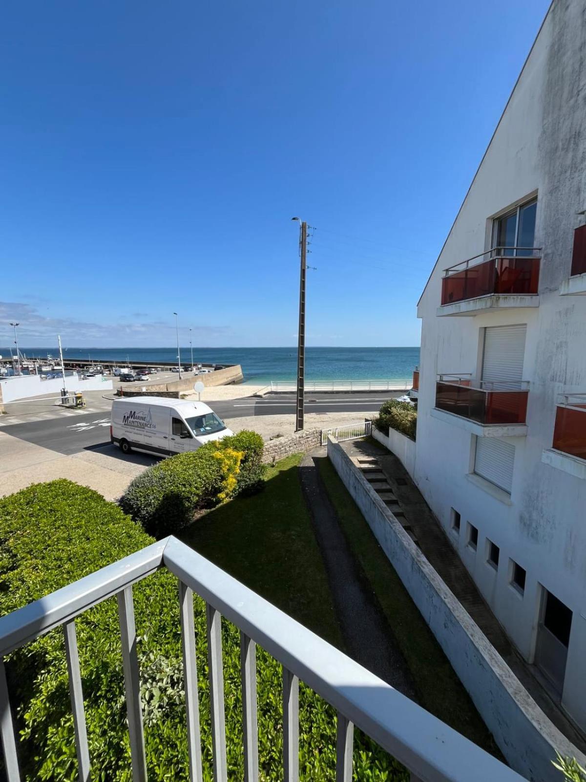 Maryland Vue Mer Port Haliguen Plage Du Porigo กีเบอรง ภายนอก รูปภาพ